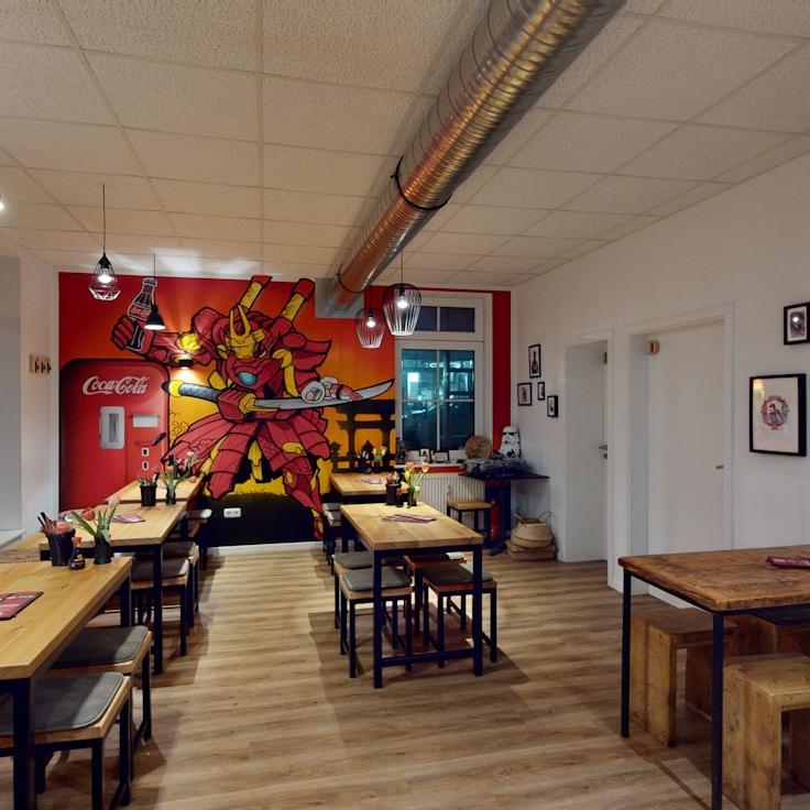 Shared dining and family-style food on a table